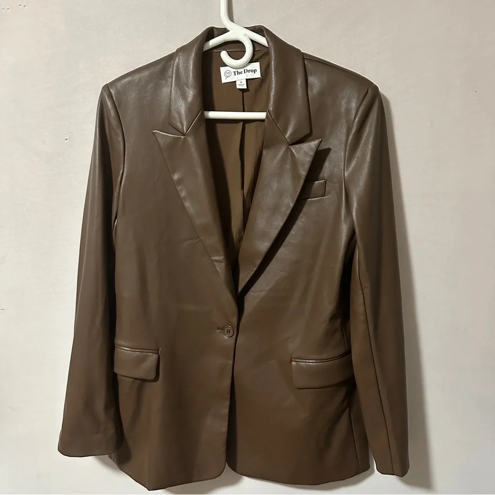 Brown isn’t just a color this year, ~The Drop Women's Classic Brown Blazer - Picture 1 of 14